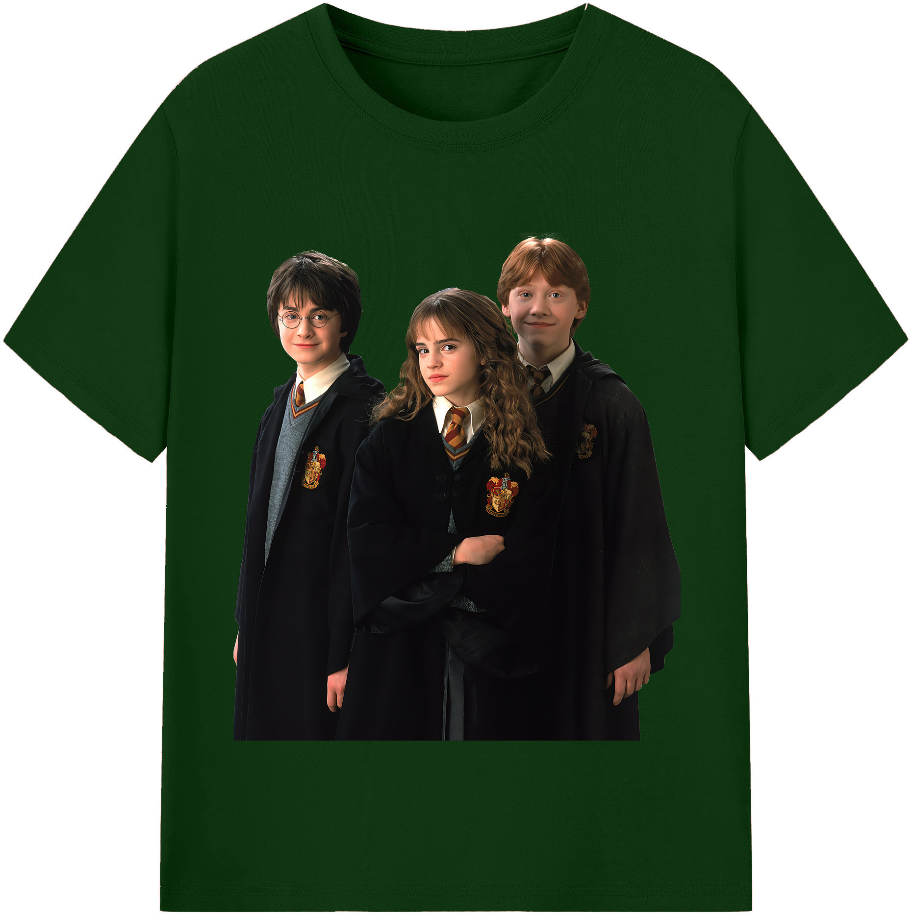 （画像用） Harry Potter ハリー・ポッターシリーズ 綿100％半袖Tシャツ（フロントプリント）